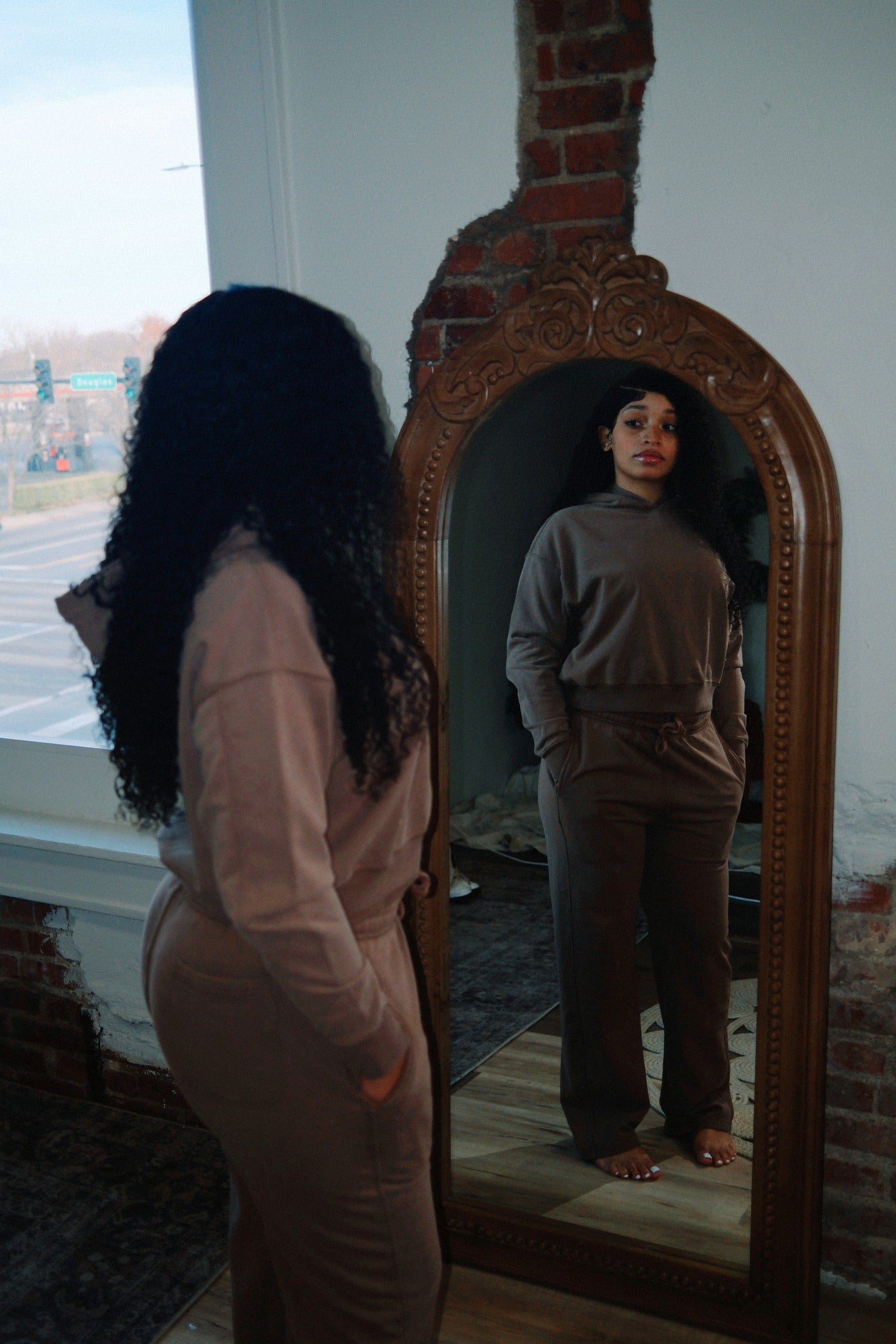 Vintage Form Fleece Hoodie